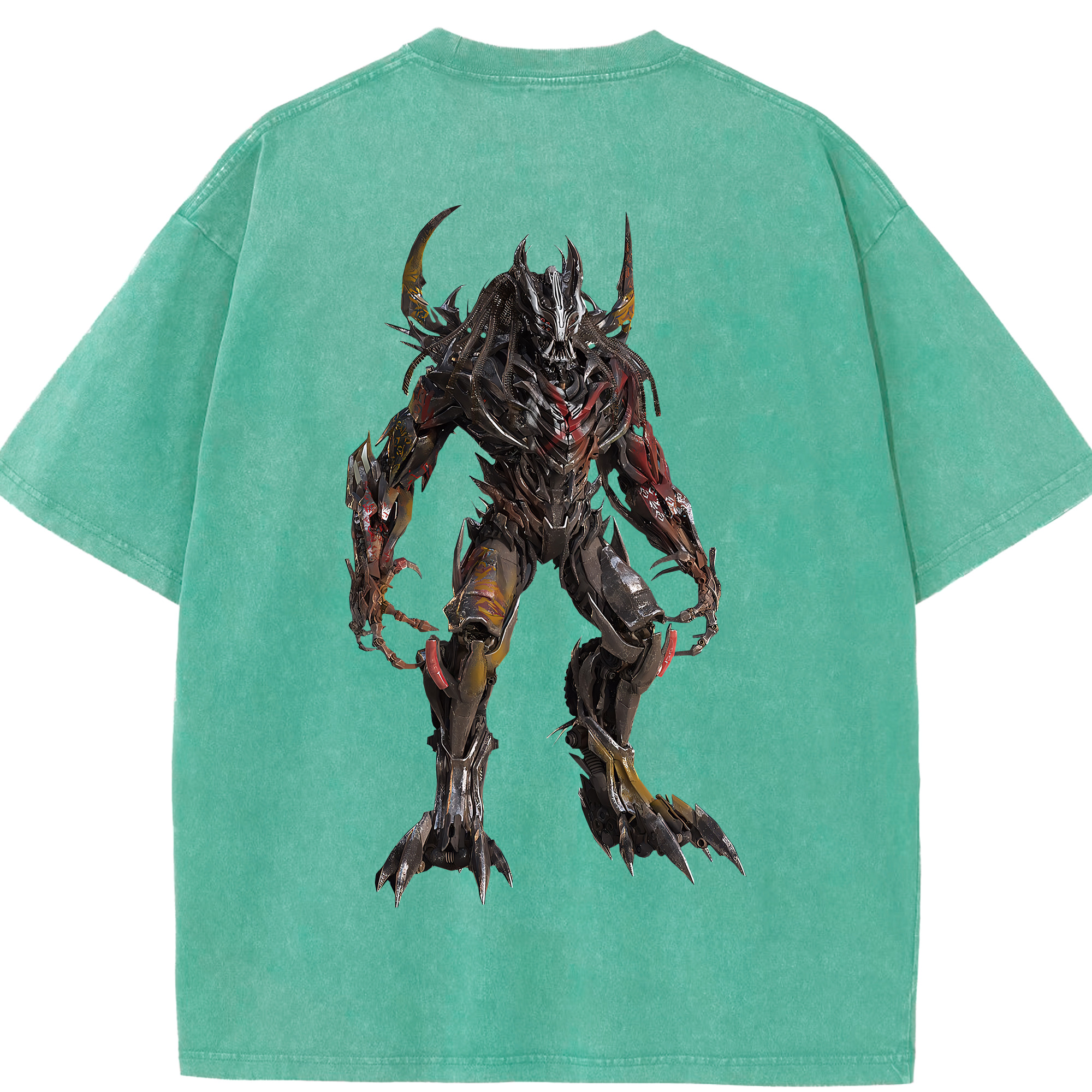 （画像用） Transformers トランスフォーマー 綿100% ヴィンテージ風 半袖Tシャツ（背面プリント）